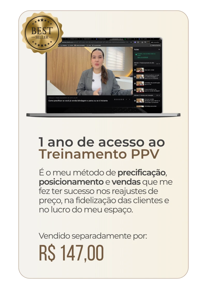Um ano de acesso ao Treinamento PPV