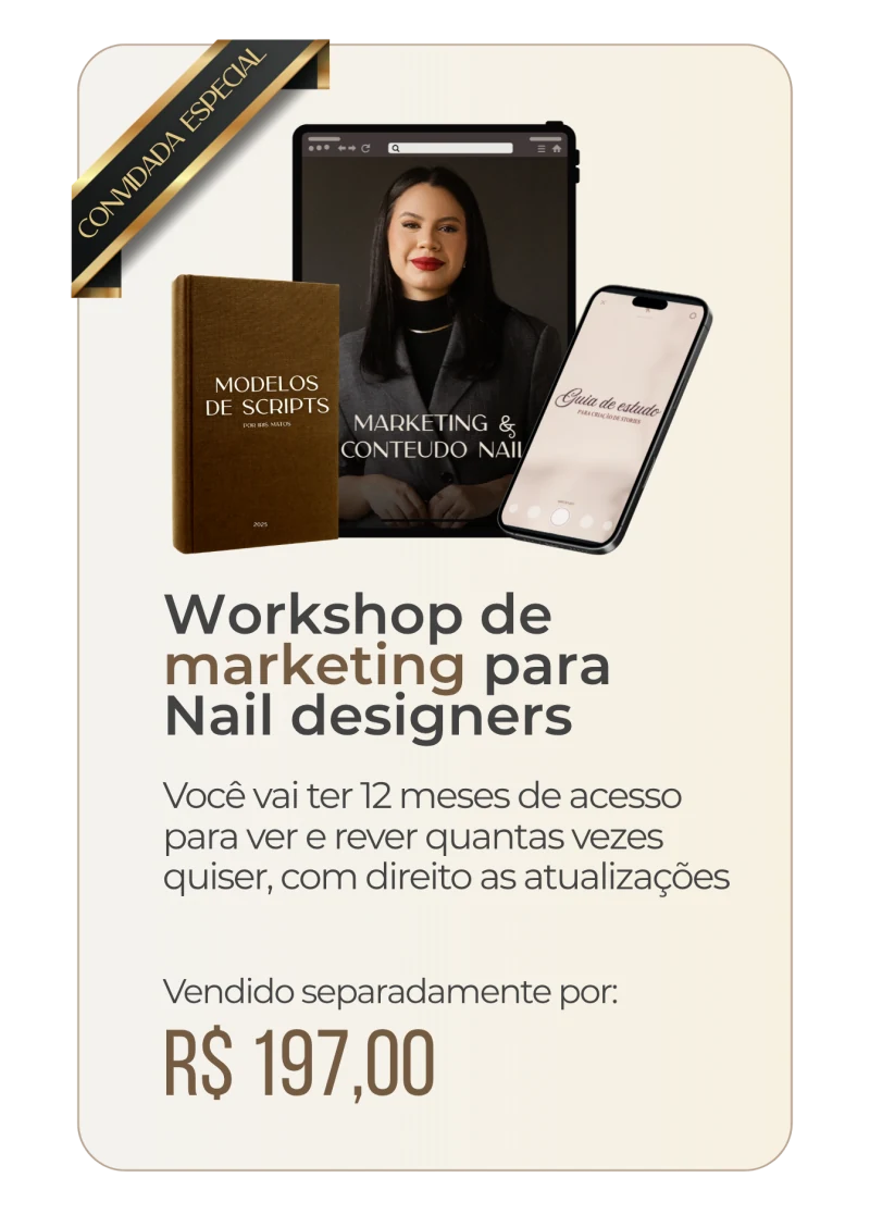 Workshop de marketing para nail designers